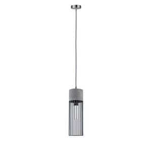 Hanglamp Henja beton / roestvrij staal - 1 lichtbron