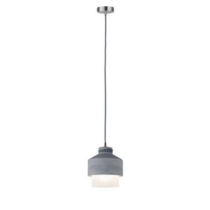 Hanglamp Helin beton / chroom - 1 lichtbron