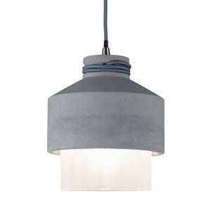 Hanglamp Helin beton / chroom - 1 lichtbron