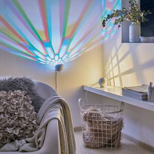 LED-wandlamp Favia II silicone / roestvrij staal - 1 lichtbron