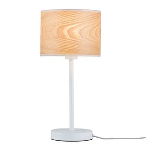 Tafellamp Neta massief rubberboomhout / aluminium - 1 lichtbron