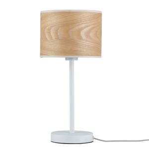 Tafellamp Neta massief rubberboomhout / aluminium - 1 lichtbron