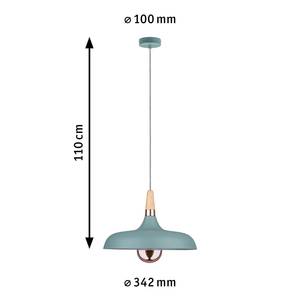 Suspension Juna III Hévéa massif / Acier inoxydable - 1 ampoule
