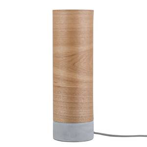 Tafellamp Skadi massief rubberboomhout / beton - 1 lichtbron