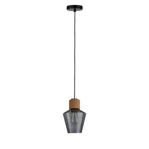 Hanglamp Edla transparant glas / aluminium - 1 lichtbron