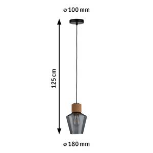 Pendelleuchte Edla Klarglas / Aluminium - 1-flammig