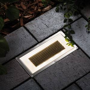 LED-Wegeleuchte Solar Box Acryl / Edelstahl - 1-flammig