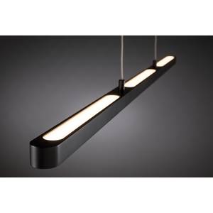 LED-hanglamp Lento I aluminium / massief rubberboomhout - 1 lichtbron