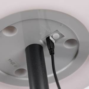 Staande lamp Placido silicone / roestvrij staal - 1 lichtbron