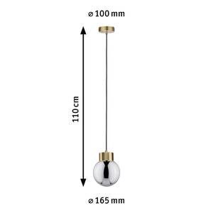 Hanglamp Linja spiegelglas / messing - 1 lichtbron