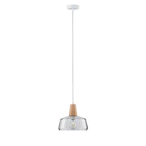 Hanglamp Ylvie transparant glas / aluminium - 1 lichtbron