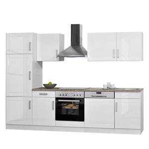Küchenzeile Varel IV Hochglanz Weiß / Weiß - Mit Elektrogeräten