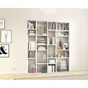 Boekenkast Emporior IV Hoogglans wit - Breedte: 179 cm