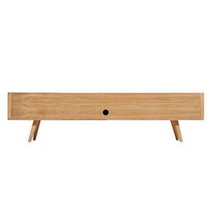 Tv-meubel Loca V deels massief wild eikenhout - Wild eikenhout - 180 x 55 cm