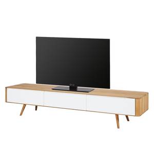 Meuble TV Loca V Partiellement en chêne sauvage massif - Chêne sauvage - 225 x 55 cm