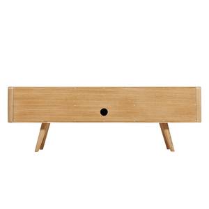 Tv-meubel Loca V deels massief wild eikenhout - Wild eikenhout - 135 x 42 cm