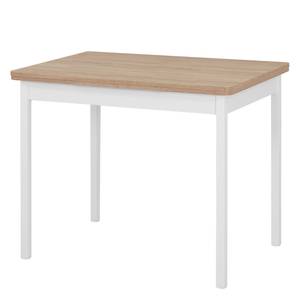 Eettafel Jorge Sonoma eikenhouten look/wit