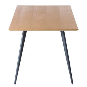 Eettafel Danica eikenhout/mat donkergrijs