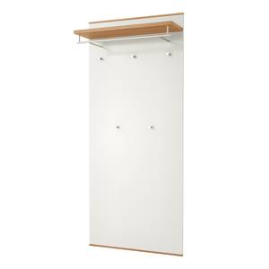 Porte-manteaux mural Loveno III Blanc - Largeur : 80 cm