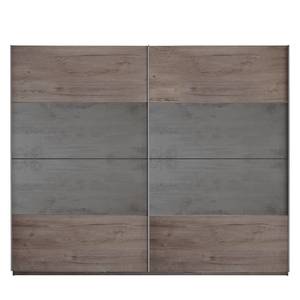 Zweefdeurkast Seelze Bruin - Plaatmateriaal - 271 x 210 x 60 cm