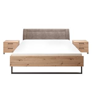 Bedframe Candelo Bruin - Plaatmateriaal - 187 x 95 x 215 cm