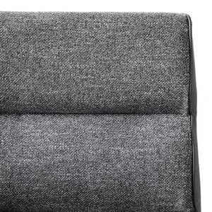 Chaise cantilever Abenra Tissu structuré / Acier - Acier inoxydable - Gris - Lot de 2