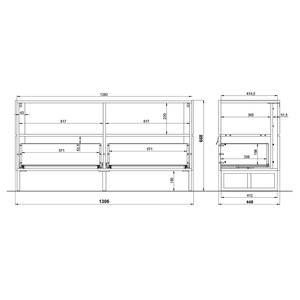 TV-Lowboard Mamiko I Graphit