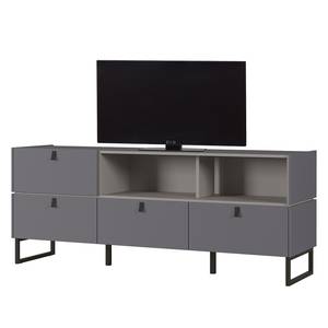 Meuble TV Mamiko II Graphite - Largeur : 166 cm