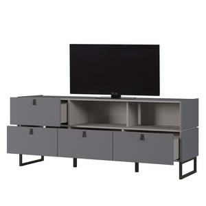 Meuble TV Mamiko II Graphite - Largeur : 166 cm