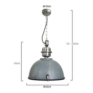 Suspension Bikkel Acier - 1 ampoule - Bleu Gris