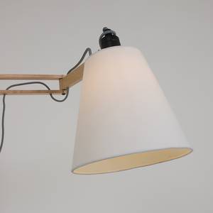 Wandlamp Mexlite X textielmix / massief beukenhout - 1 lichtbron