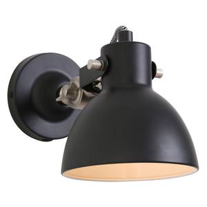 Wandlamp Mexlite V staal - 1 lichtbron - Zwart