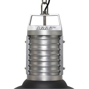 Hanglamp Anne I staal - 1 lichtbron - Zwart