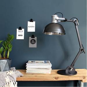 Lampe Brooklyn Acier - 1 ampoule - Noir