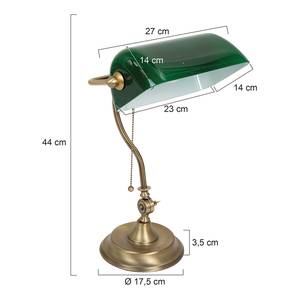 Tafellamp Mexlite XIII glas / aluminium - 1 lichtbron