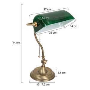 Klassisch / Rustikale Tischlampe Belana Verre / Aluminium - 1 ampoule