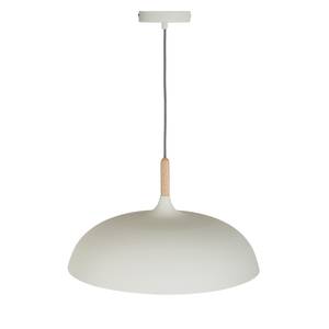 Hanglamp Mexlite XVIII aluminium / massief beukenhout- 1 lichtbron