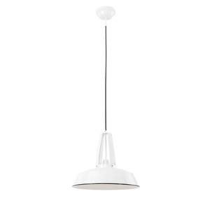 Hanglamp Mexlite XV staal - 1 lichtbron - Wit