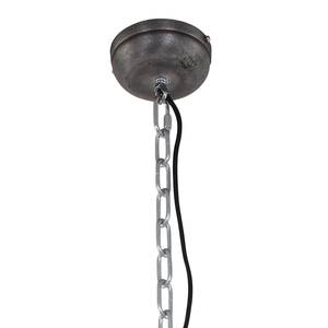 Hanglamp Bikkel staal / glas - 1 lichtbron - Bruin