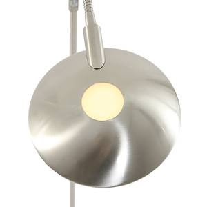 LED-staande lamp Nadir I staal - 1 lichtbron - Zilver