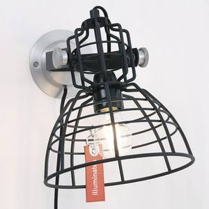 Wandlamp Mark staal - 1 lichtbron