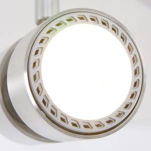 LED-plafondlamp Natasja I staal - Zilver - Aantal lichtbronnen: 3