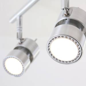 LED-plafondlamp Natasja I staal - Zilver - Aantal lichtbronnen: 2