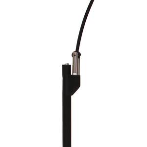 LED-staande lamp Zenith III staal - 1 lichtbron - Zwart
