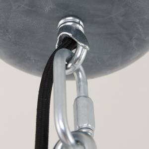 Suspension Brooklyn III Acier - 1 ampoule - Gris