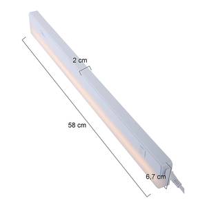 LED-wandlamp Manoya II nylon / staal - 1 lichtbron