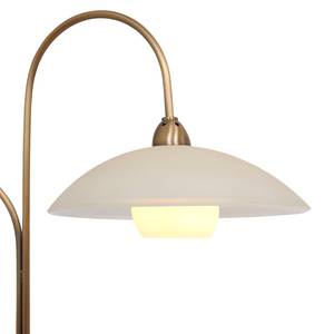 LED-tafellamp Monarch melkglas / staal - Koper - Aantal lichtbronnen: 2