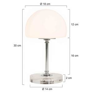 Lampe LED Ancilla V Verre / Acier - 1 ampoule