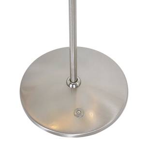 LED-tafellamp Monarch melkglas / staal - Zilver - Aantal lichtbronnen: 2