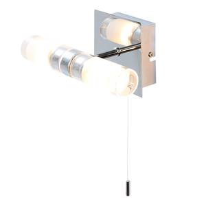 Plafonnier LED Halleux II Verre / Acier - 2 ampoules